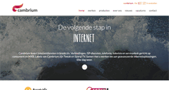 Desktop Screenshot of cambrium.nl