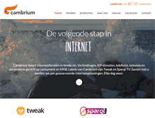 Tablet Screenshot of cambrium.nl